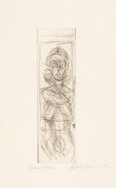 Alberto Giacometti : Annette de face, 1955