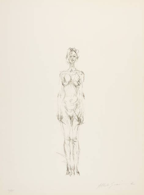 Alberto Giacometti : Nu debout II, 1961