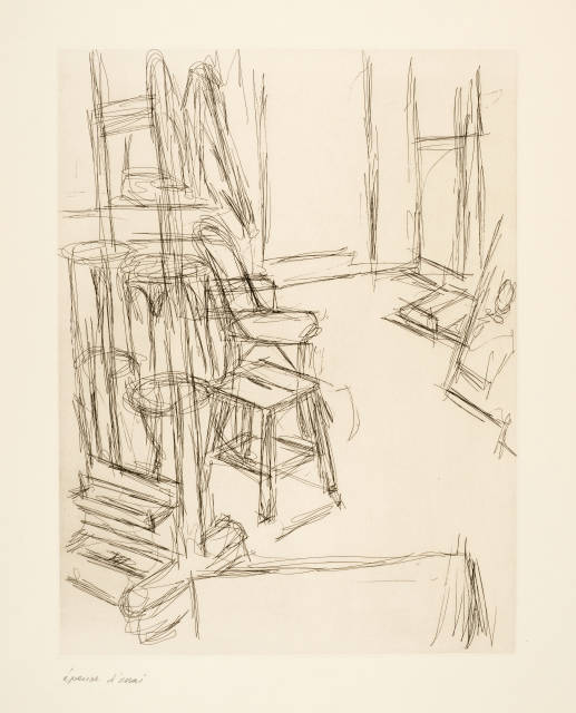 Alberto Giacometti : L’Atelier au chevalet, 1965