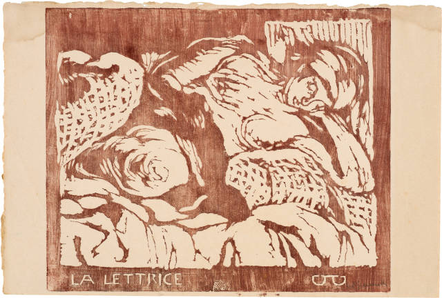 Giovanni Giacometti : La lettrice, Circa 1916-1918