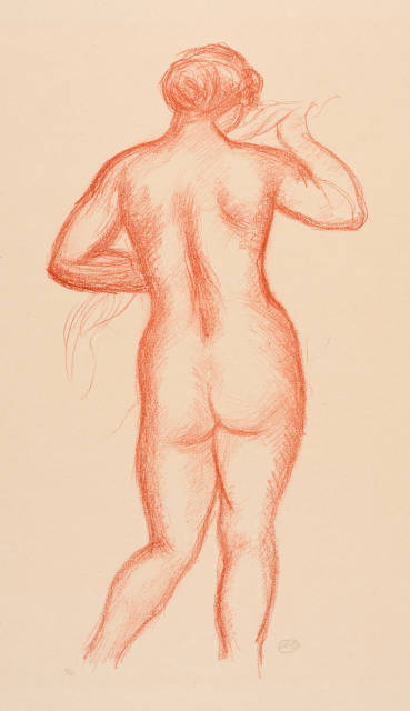 Aristide Maillol : Femme nue de dos, Circa 1925-1930