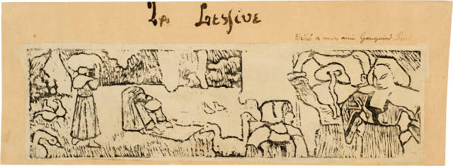 Émile Bernard : La Lessive, 1889