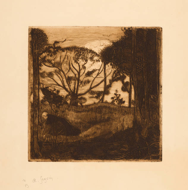 Armand Séguin : Le soir - La glaneuse, 1894
