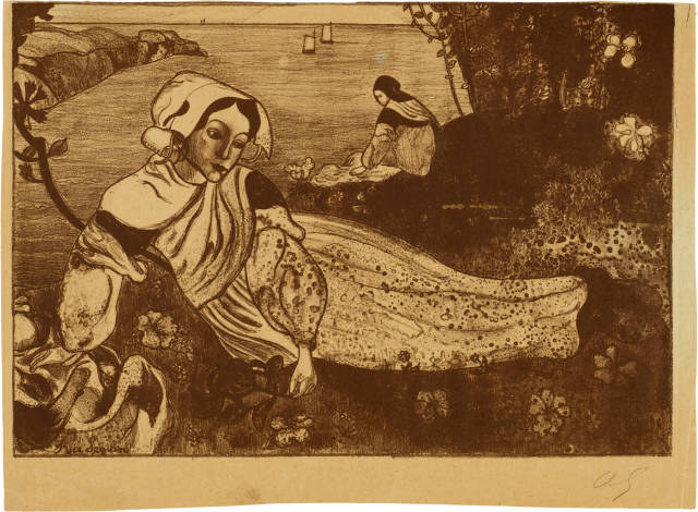 Armand Séguin : La primavera (Femme couchée), 1894/1895