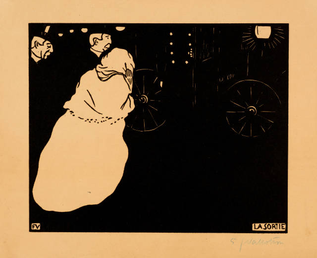 Félix Vallotton : La sortie, 1895