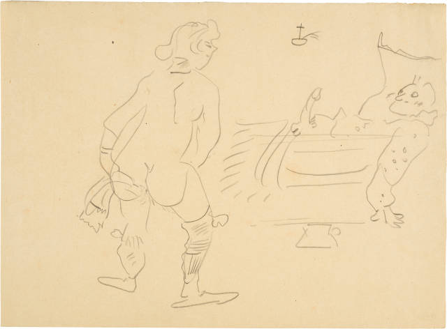 Henri de Toulouse-Lautrec : Scène au Bordel, Circa 1899