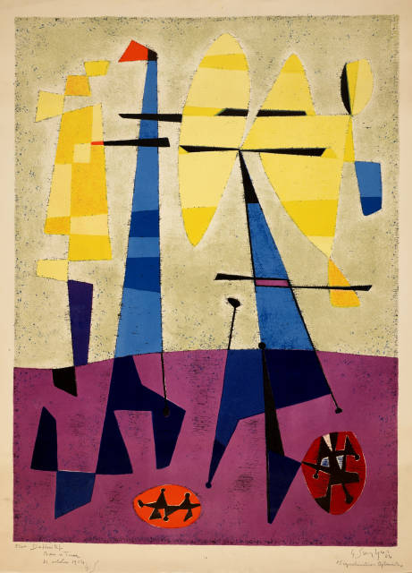 Gustave Singier  : Signalisation Optimiste , 1954