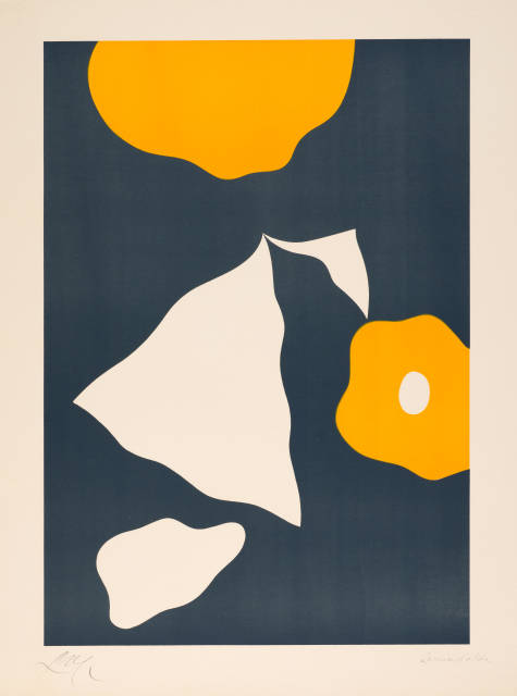Hans Arp : Constellation von fünf Formen, 1956