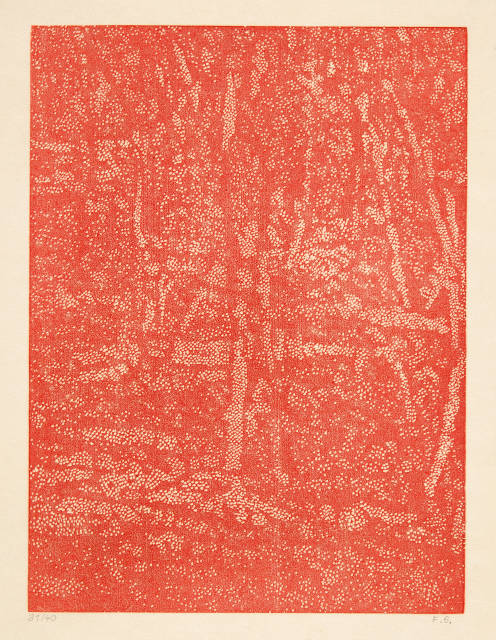 Franz Gertsch : Gehölz, 2007