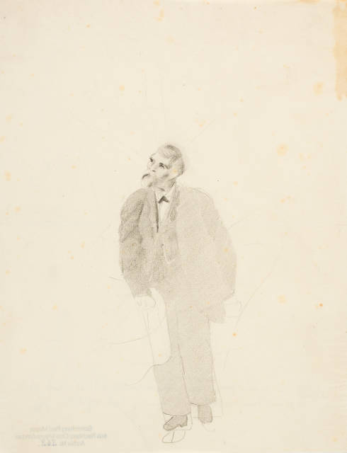 Otto Meyer-Amden : Porträt vom Vater des Künstlers, Circa 1920