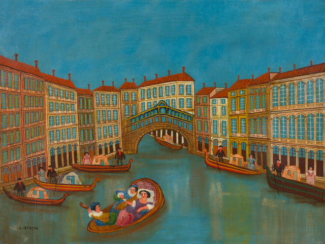 Louis Vivin : Le Pont du Rialto, 1925