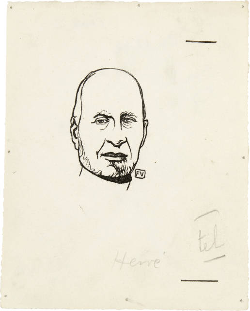 Félix Vallotton : Hervé, Circa 1894