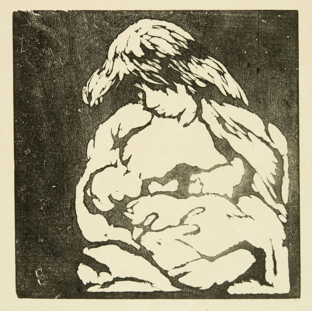 Giovanni Giacometti : Mutter und Kind II - Annetta und Bruno, 1911