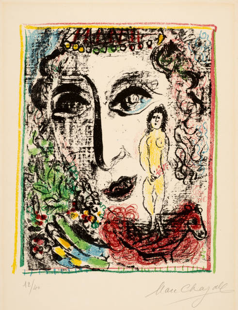 Marc Chagall : L'apparition au cirque, 1963