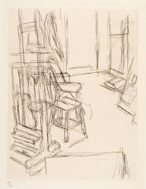 Alberto Giacometti : L'Atelier au chevalet, Autumn 1965