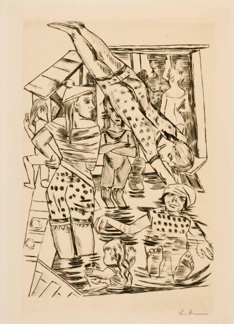 Max Beckmann : Frauenbad, 1922