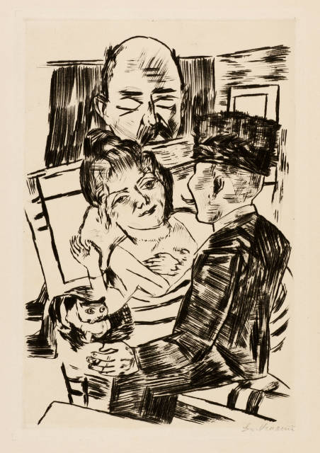 Max Beckmann : Die Pelzmütze, 1923