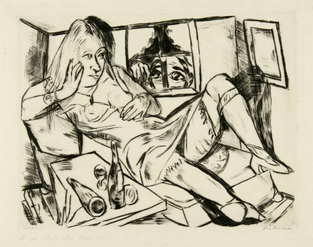Max Beckmann : Frau in der Nacht, 1920