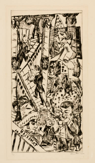 Max Beckmann : Tamerlan , 1923