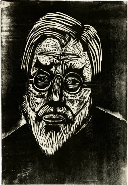 Ernst Ludwig Kirchner : Kopf Jakob Bosshart, 1921