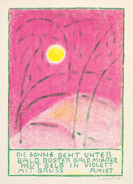 Cuno Amiet : Sammelnummer von 3 Neujahrsblättern, 1910, 1932, 1956