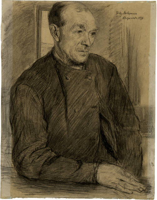 Fritz Mackensen : Bildnis eines Bauern, 1896