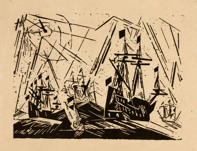 Lyonel Feininger : Hansaflotte, 1920