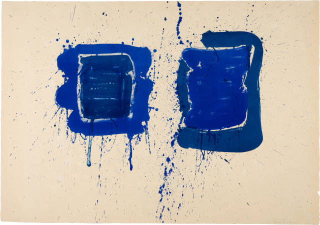 Sam Francis : Deux Magots, 1960
