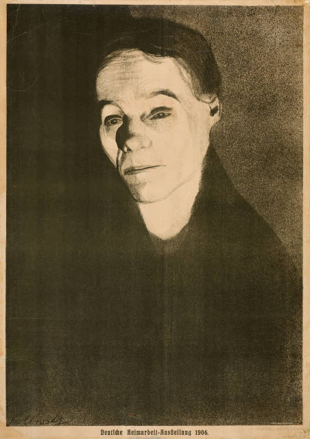 Käthe Kollwitz : Plakat der Deutschen Heimarbeit-Ausstellung ..., January 1906