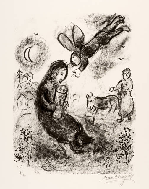 Marc Chagall : La Thora rouge, November 1983