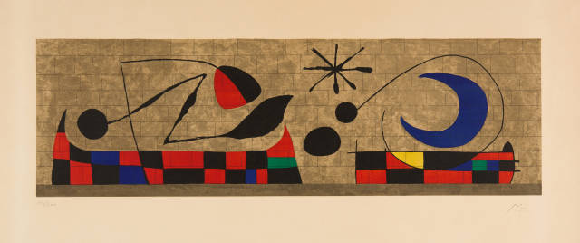 Joan Miró : Mur de la lune, 1958