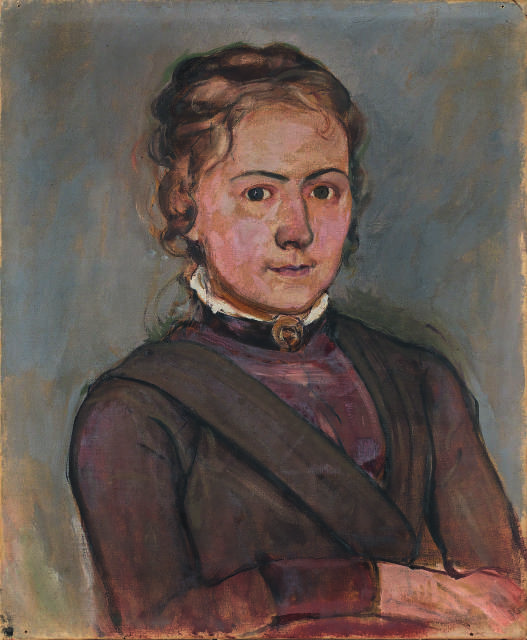 Ferdinand Hodler : Bildnis Agnes Jakobi, Circa 1885