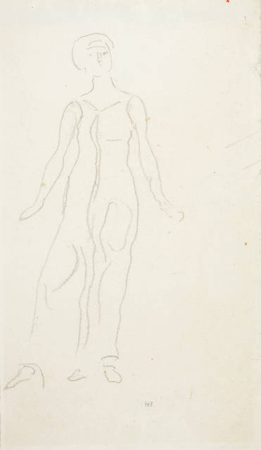 Ferdinand Hodler : Studie zu 'Blick ins Unendliche', 1914
