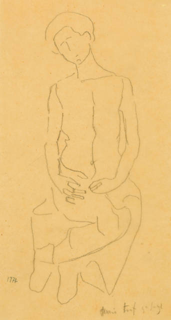 Ferdinand Hodler : Studie zu 'Heilige Stunde', 1906-1911