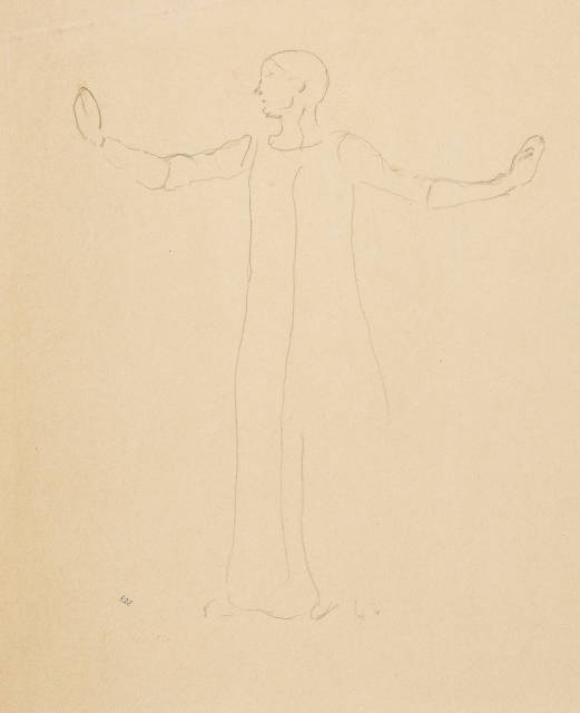 Ferdinand Hodler : Studie zu 'Lied in der Ferne', 1906