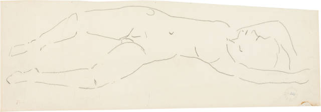 Ferdinand Hodler : Studie zu 'Die Liebe', 1907/1908