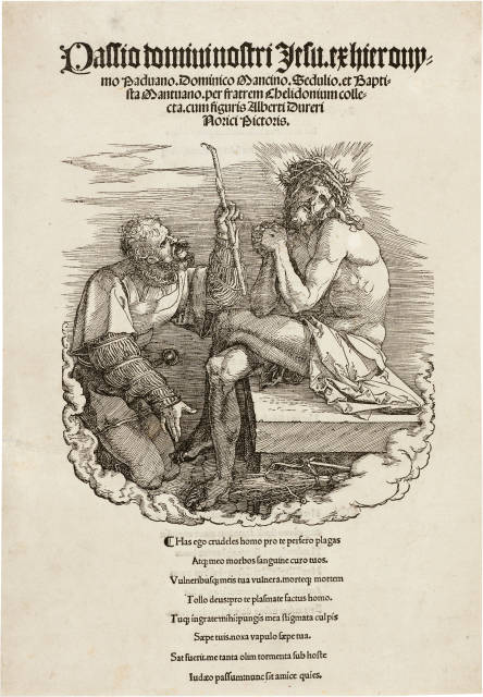 Albrecht Dürer  : Der Schmerzensmann , 1511