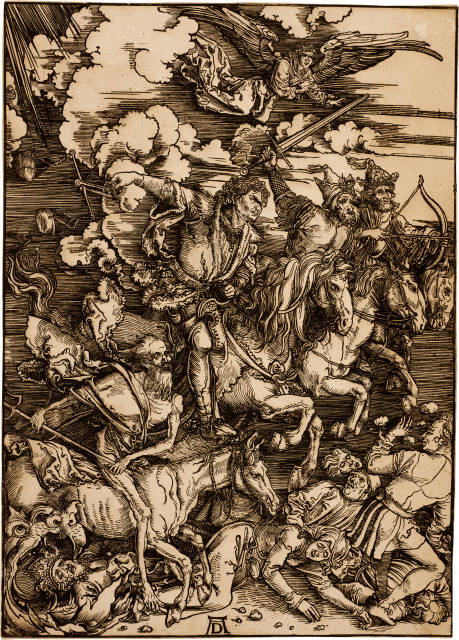 Nach Albrecht Dürer : Die apokalyptischen Reiter, Circa 1700