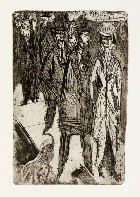 Ernst Ludwig Kirchner : Ansprachen auf der Strasse II, 1914/1979