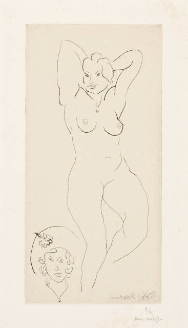 Henri Matisse : Nu. Époque du 'Chapeau Jaune', 1929