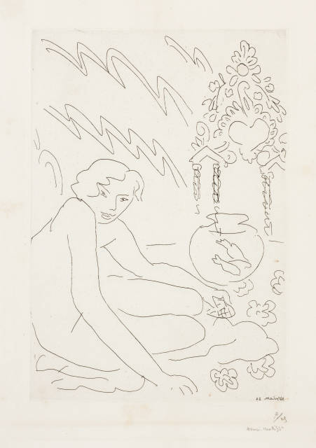 Henri Matisse : Nu au miroir marocain, 1929