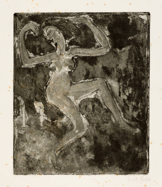 Emil Nolde : Kerzentänzerin , 1918