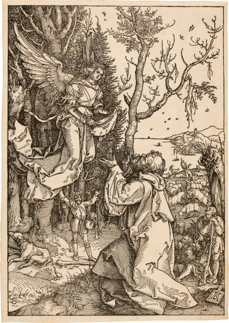 Albrecht Dürer : Joachim auf dem Felde, Circa 1504, printed circa 1580