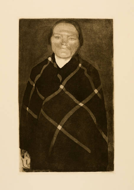 Käthe Kollwitz : Schwangere Frau, Before September 1910