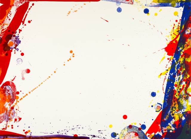 Sam Francis : Blue Cut Sail, 1969