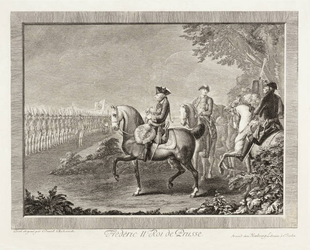 Daniel Nikolaus Chodowiecki : Friedrich II., König von Preussen, 1777