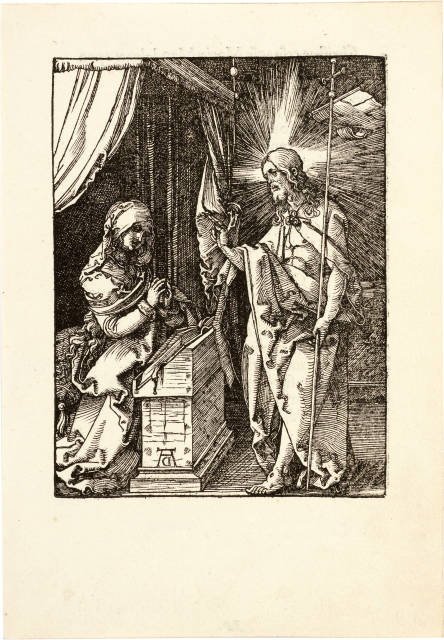 Albrecht Dürer : Christus erscheint seiner Mutter, Circa 1510
