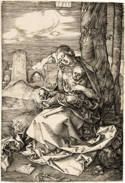 Albrecht Dürer : Die Jungfrau mit der Birne, 1511