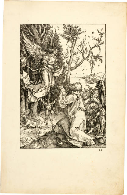 Albrecht Dürer : Joachim auf dem Felde, Circa 1504, text edition 1511