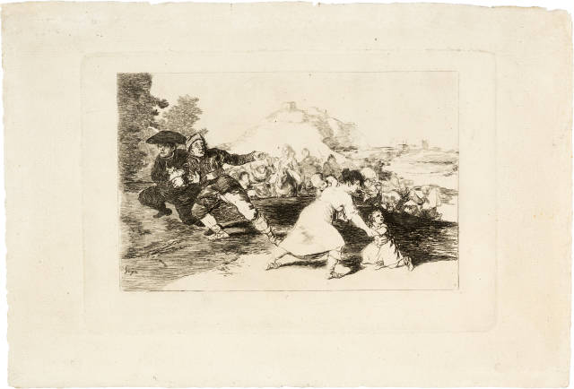 Francisco de Goya  : Yo lo vi - Ich sah es - I Saw It , 1808-1812